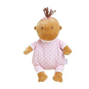 Warmies Snuggable Pink Polka Dot Baby Doll Plush Microwaveable Lavender Scented